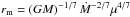 \hbox{$\rmag=\left(GM\right)^{-1/7}\dot{M}^{-2/7}\mu^{4/7}$}