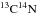 \hbox{${}^{13}\mathrm{C}{}^{14}\mathrm{N}$}