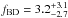 \hbox{$f_{\rm BD}=3.2^{+3.1}_{-2.7}$}