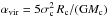 \hbox{$\rm \alpha_{vir}=5\sigma_c^2\, {\it R}_c/(G{\it M}_c)$}