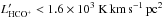 \hbox{$\rm {\it L}'_{HCO^+}<1.6\times 10^3~ K\,km\,s^{-1}\,pc^2$}