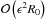 \hbox{$\order{\epsilon^2 R_0}$}