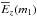 \hbox{$\overline E_z(m_1)$}