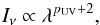 \appendix \setcounter{section}{1} \begin{equation} I_\nu \propto \lambda^{p_{\rm UV}+2} , \label{UV-fit} \end{equation}