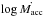 \hbox{$\log \dot{M_{\rm acc}}$}