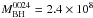 \hbox{$M_{\mathrm{BH}}^{0024} = 2.4 \times 10^8$}