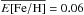 \hbox{$\overline{E[\rm Fe/H]}=0.06$}