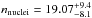 \hbox{$n_{\rm nuclei}=19.07^{+9.4}_{-8.1}$}