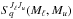 \hbox{$S^{J_\ell J_u}_{q}(M_\ell, M_u)$}