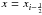 \hbox{$x=x_{i-\frac{1}{2}}$}