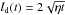 \hbox{$l_{\rm d}(t)=2\sqrt{\eta t}$}