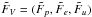 \hbox{$\tilde{F}_V = (\tilde{F}_p, \tilde{F}_e, \tilde{F}_u)$}