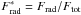 \hbox{$F_{\mathrm{rad}}^{*}=F_{\mathrm{rad}}/F_{\mathrm{tot}}$}