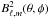 \hbox{$B_{\ell,m}^2(\theta,\phi)$}