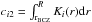\hbox{$c_{i2}=\int_{\mathrm{r}_\mathrm{BCZ}}^R K_{i}(r) \mathrm{d}r$}