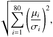 \appendix \setcounter{section}{1} \begin{equation} \sqrt{\sum_{i=1}^{80}\left(\frac{\mu_i}{\sigma_i}\right)^2}\mathrm{,} \label{eq:signal-to-noise} \end{equation}