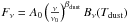 \hbox{$F_{\nu} = A_0 \left(\frac{\nu}{\nu_0}\right)^{\beta_{\rm dust}} B_{\nu}(T_{\rm dust})$}