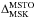 \hbox{$\Delta_{\rm MSK}^{\rm MSTO}$}