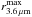 \hbox{$r^{\rm max}_{\rm 3.6\,\mu m}$}