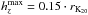 \hbox{$h_{z}^{\rm max}=0.15\cdot r_{\rm K_{20}}$}