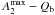 \hbox{$A_{2}^{\rm max}-Q_{\rm b}$}