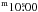 \hbox{$^{\rm m}10\fs00$}
