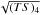 \hbox{$\sqrt{(TS)_4}$}