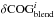 \hbox{$\delta \textrm{COG}^i_{\rm blend}$}