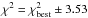 \hbox{$\chi^2=\chi^2_{\rm best}\pm3.53$}