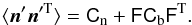 \begin{equation} \langle \vec n'\vec n'^{\rm T}\rangle = \Cn +\Fmat \Cb\Fmat^{\rm T}\text{.} \end{equation}