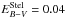 \hbox{$E_{B-V}^{{\rm Stel}} = 0.04$}
