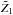 \hbox{$\tilde{Z}_{1}$}