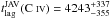 \hbox{$t_{\rm lag}^{\rm JAV}\mbox{(C~{\scriptsize IV})} = 4243^{+337}_{-355}$}