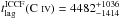 \hbox{$t_{\rm lag}^{\rm ICCF}\mbox{(C~{\scriptsize IV})} = 4482^{+1036}_{-1414}$}