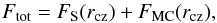 \begin{equation} F_{\rm tot} = F_{\rm S}(r_{\rm cz}) + F_{\rm MC}(r_{\rm cz}) \label{eq:fluxeq} , \end{equation}