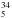 \hbox{$_5^{34}$}