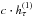 \hbox{$c\cdot h_{\tau}^{(1)}$}