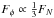 \hbox{$F_\phi \propto \frac{1}{3}F_N$}