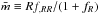\hbox{$\bar{m}\equiv Rf_{,RR}/(1+f_{R})\;$}