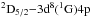\hbox{$^{2}{\rm D}_{5/2}{-}3{\rm d}^{8}(^{1}{\rm G})4{\rm p}$}