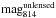 \hbox{${\rm mag}_{814}^{\rm unlensed}$}