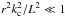 \hbox{$r^2k_{\rm c}^2/L^2 \ll 1$}