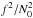 \hbox{$f^2/N_0^2$}