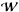 \hbox{$\vec{\cal W}$}