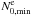 \hbox{$N^{\rm e}_{0,{\rm min}}$}
