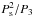 \hbox{$P_{\rm s}^2/P_3$}