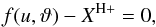 \begin{equation} f(u,\vartheta) - X^{\rm H+} = 0, \label{XH+=f} \end{equation}