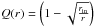 \hbox{$Q(r)=\left(1-\sqrt{\frac{r_{\rm in}}{r}}\right)$}