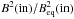 \hbox{$B^2({\rm in})/B^2_{\rm eq}({\rm in})$}