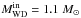 \hbox{$M_{\rm WD}^{\rm in}=1.1~M_{\odot}$}